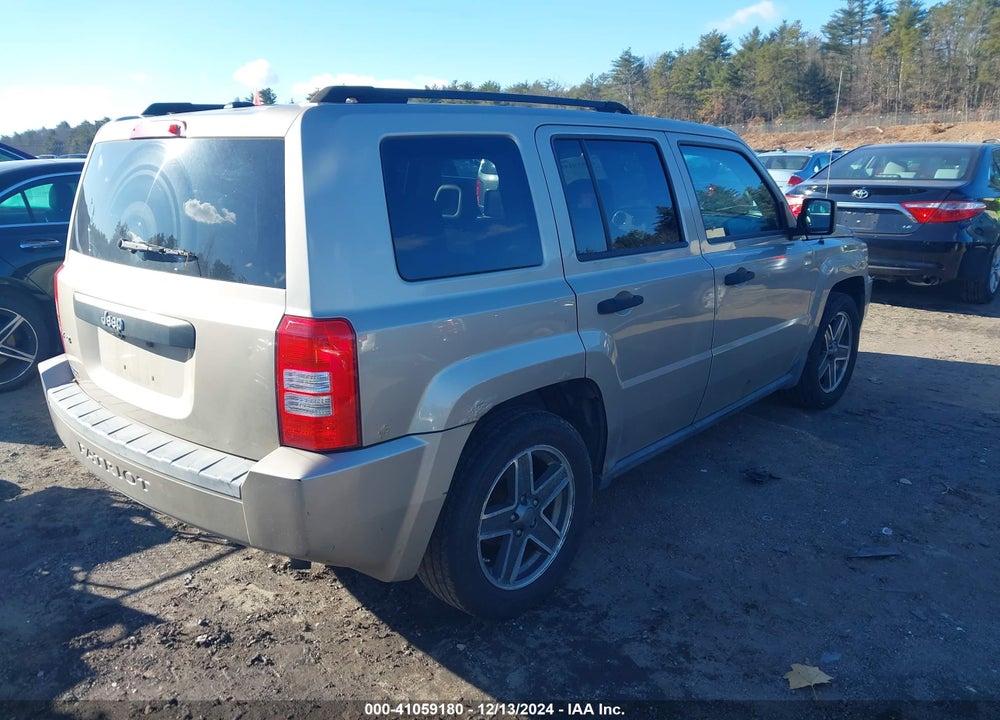2009 JEEP PATRIOT SPORT VIN: 1J4FF28B09D153570