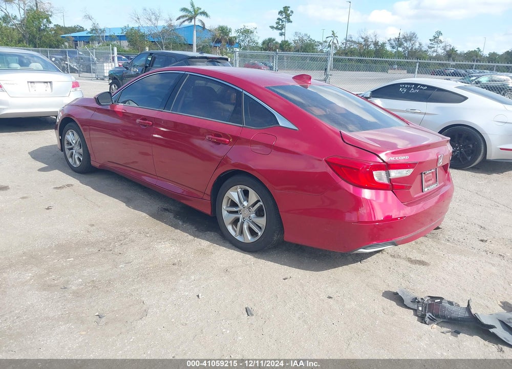 2018 HONDA ACCORD LX VIN: 1HGCV1F15JA074418