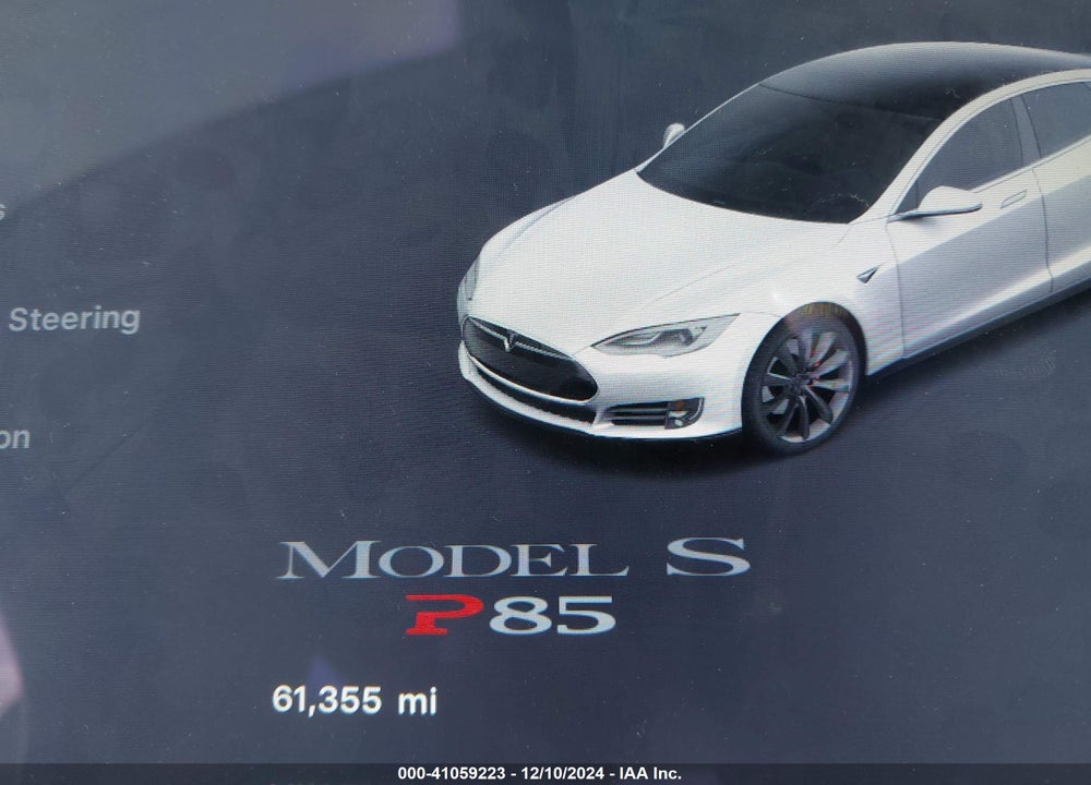 2013 TESLA MODEL S PERFORMANCE VIN: 5YJSA1CP0DFP07126