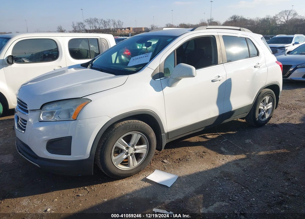 2015 CHEVROLET TRAX LT VIN: 3GNCJLSBXFL213762