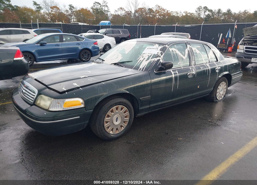 2003 FORD CROWN VICTORIA POLICE VIN: 2FAFP71W23X202108