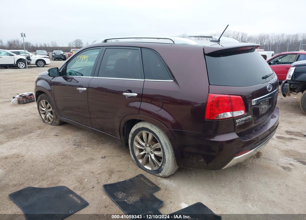2011 KIA SORENTO SX V6 VIN: 5XYKW4A20BG147124