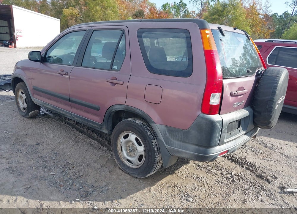 2004 HONDA CR-V LX VIN: JHLRD68454C002968