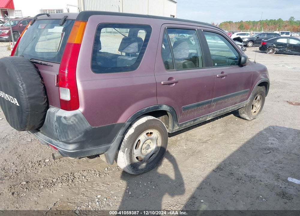 2004 HONDA CR-V LX VIN: JHLRD68454C002968