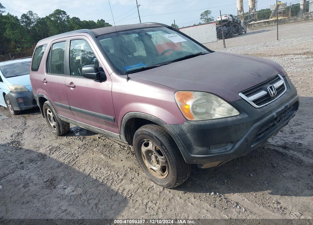 2004 HONDA CR-V LX VIN: JHLRD68454C002968