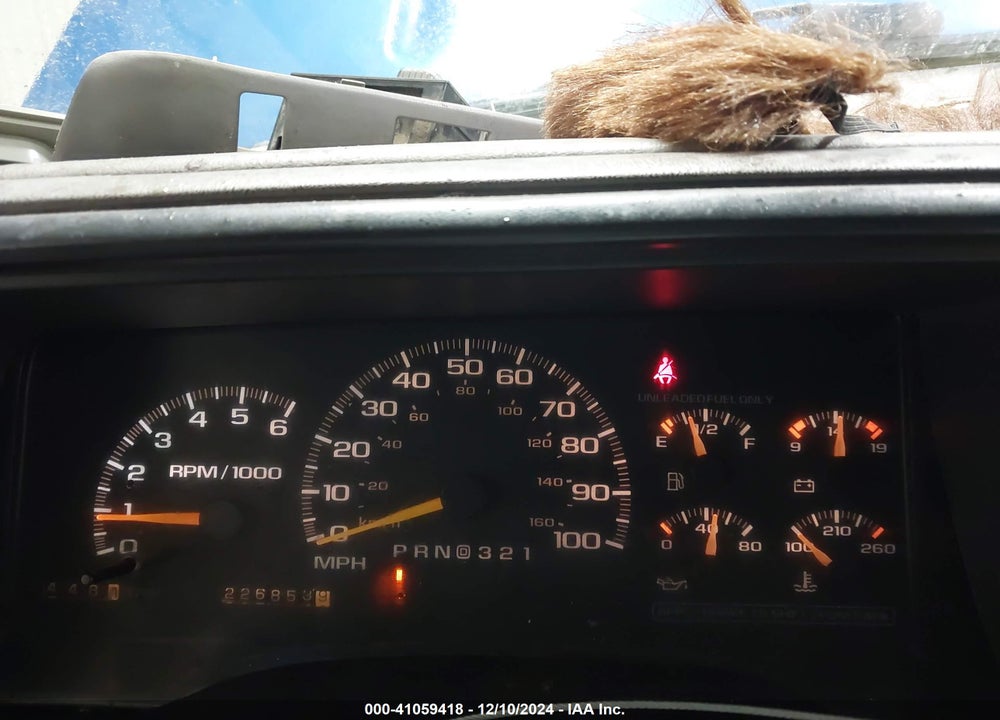 1997 GMC SIERRA 1500 SL WIDESIDE VIN: 1GTEK19R7VE553326