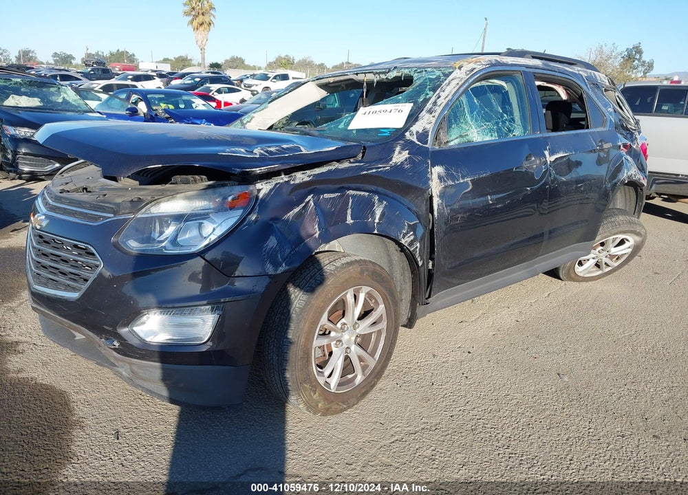 2016 CHEVROLET EQUINOX LT VIN: 2GNALCEK9G6326489
