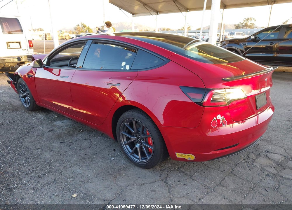 2022 TESLA MODEL 3 LONG RANGE DUAL MOTOR ALL-WHEEL DRIVE VIN: 5YJ3E1EB8NF213205