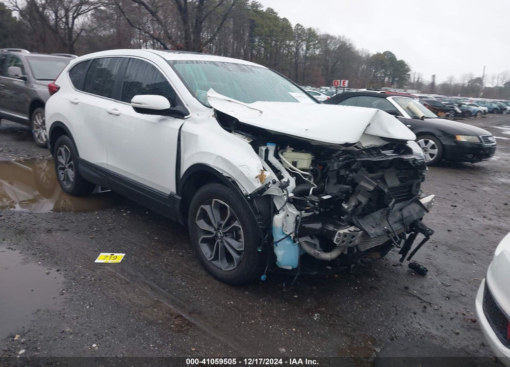 2022 HONDA CR-V AWD EX-L VIN: 2HKRW2H89NH668451