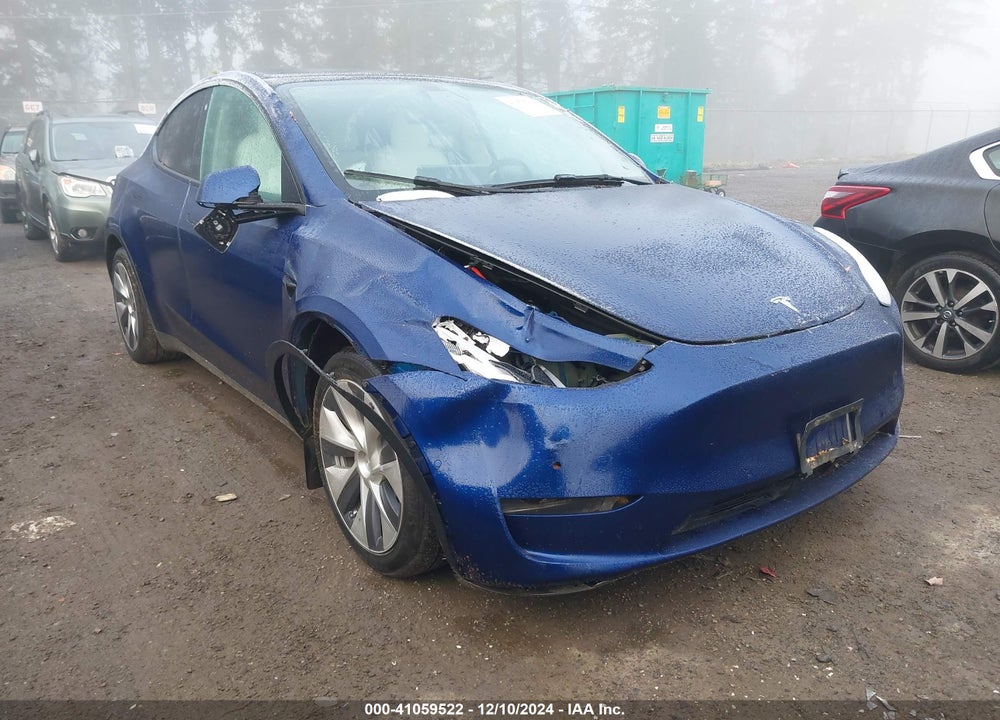 2021 TESLA MODEL Y LONG RANGE DUAL MOTOR ALL-WHEEL DRIVE VIN: 5YJYGAEE1MF216147