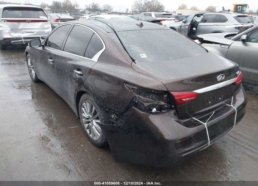 2019 INFINITI Q50 3.0T LUXE VIN: JN1EV7AP5KM510788