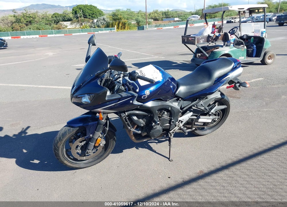 2008 YAMAHA FZ6 SHG VIN: JYARJ13E28A003517
