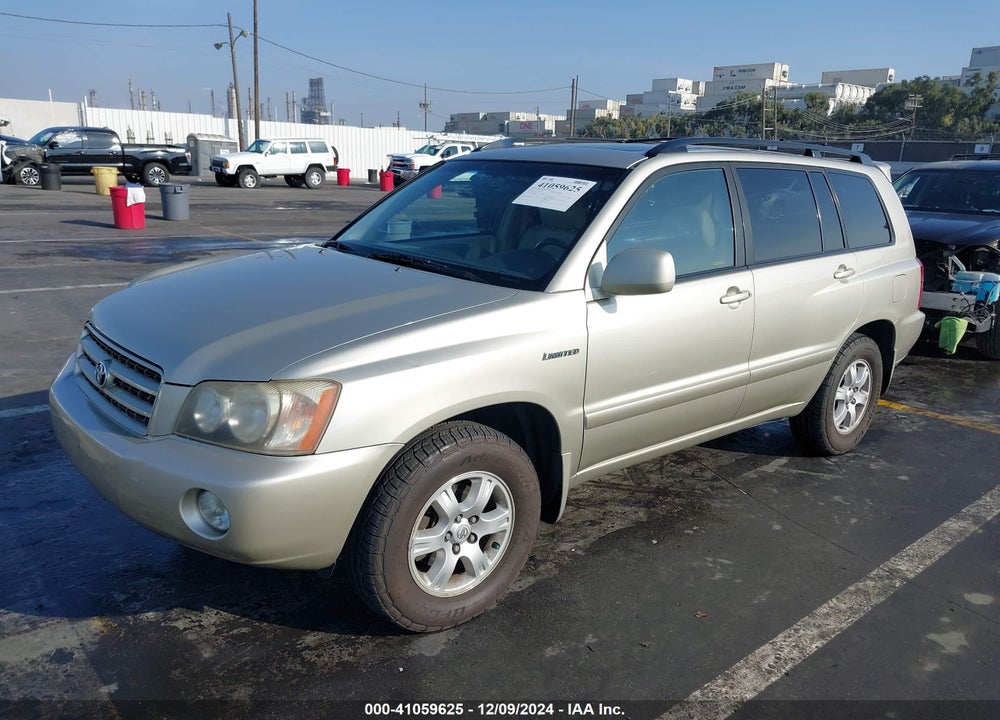 2001 TOYOTA HIGHLANDER V6 VIN: JTEGF21AX10025775