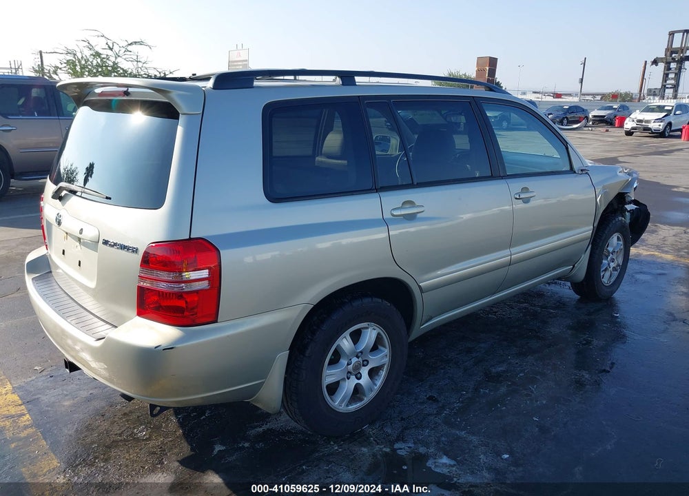 2001 TOYOTA HIGHLANDER V6 VIN: JTEGF21AX10025775
