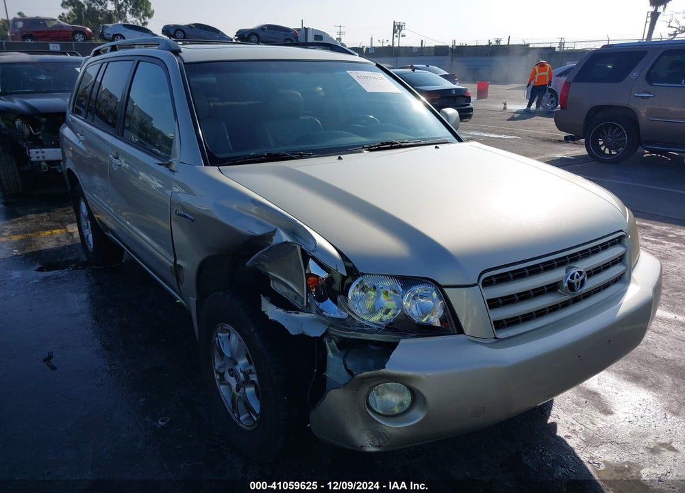 2001 TOYOTA HIGHLANDER V6 VIN: JTEGF21AX10025775