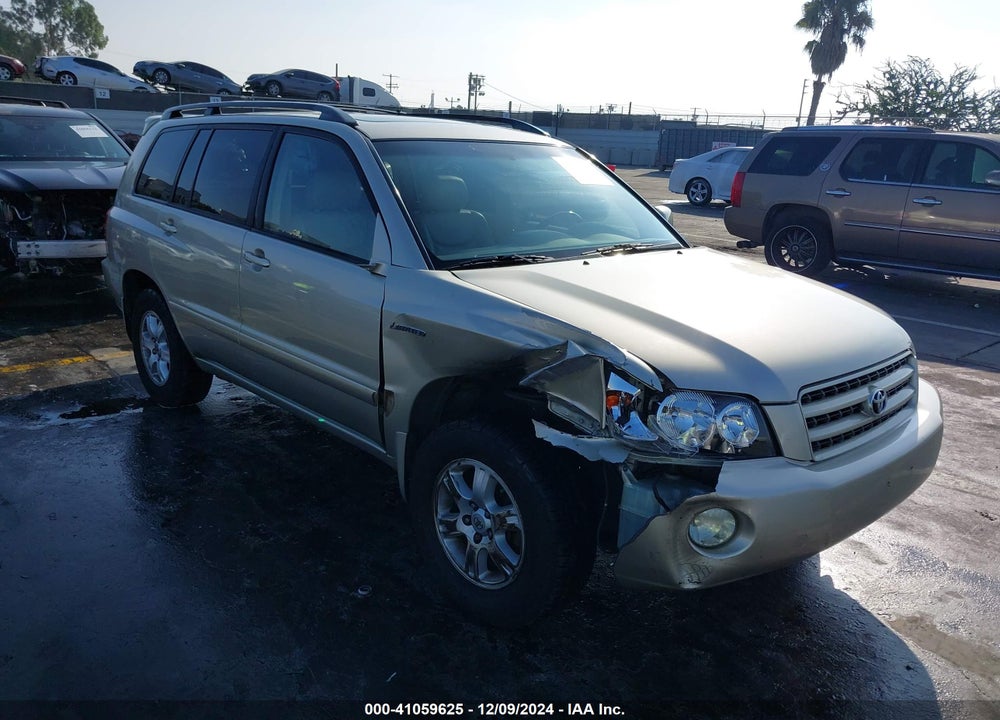2001 TOYOTA HIGHLANDER V6 VIN: JTEGF21AX10025775