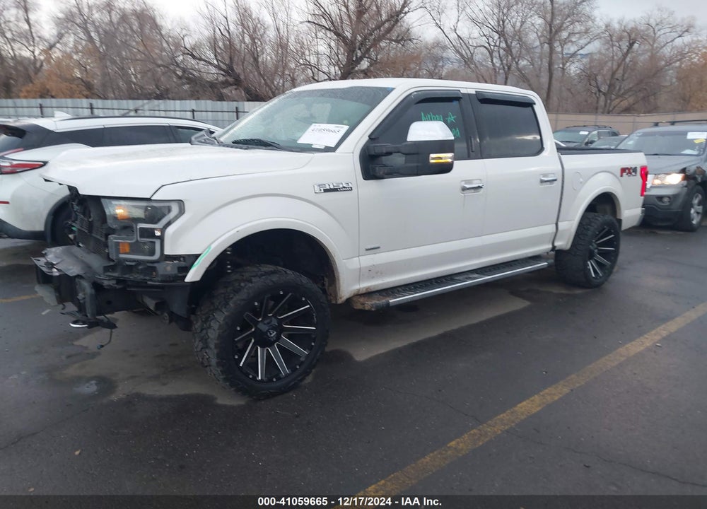 2017 FORD F-150 LARIAT VIN: 1FTEW1EP5HFA52345