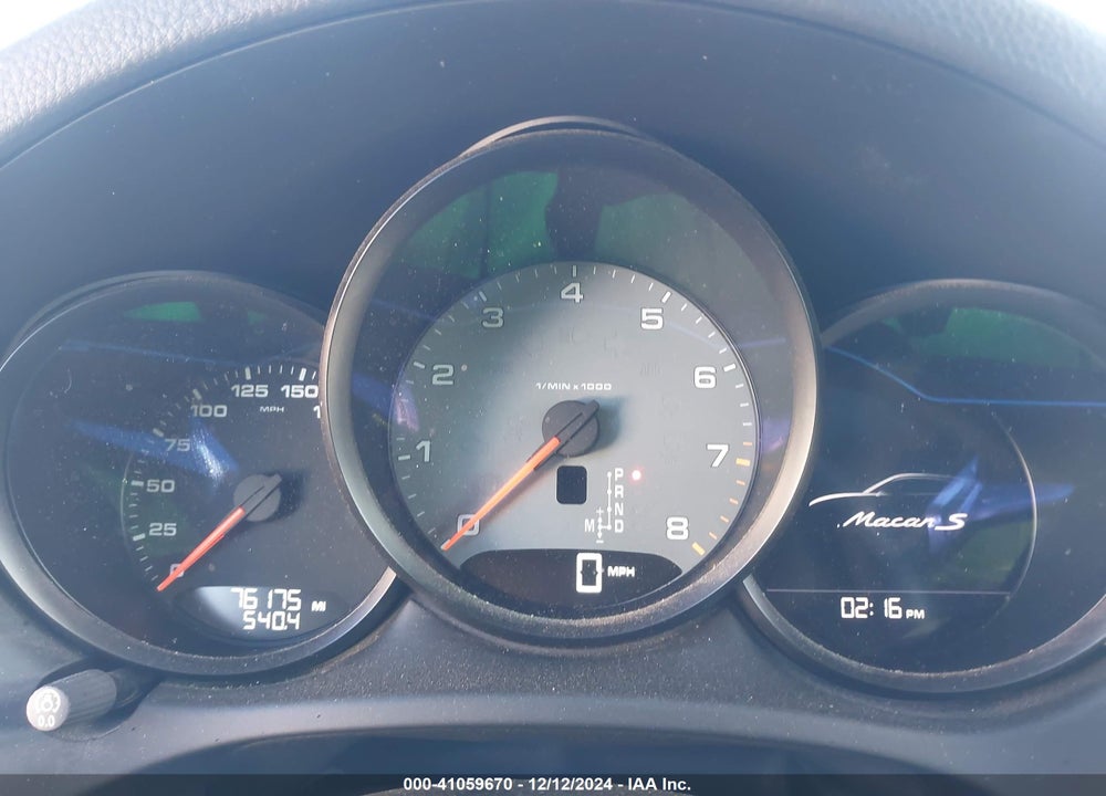 2017 PORSCHE MACAN S VIN: WP1AB2A57HLB11786