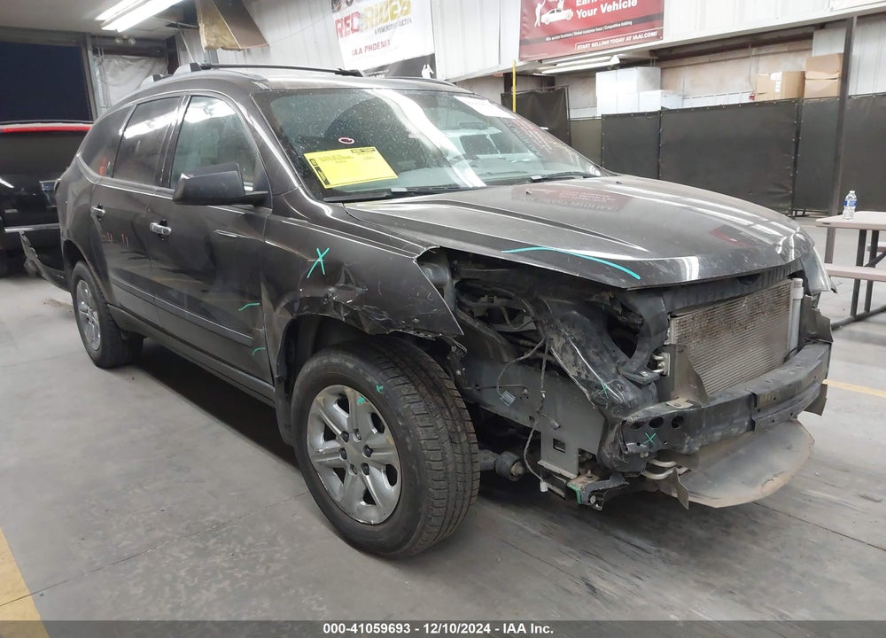 2017 CHEVROLET TRAVERSE LS VIN: 1GNKRFKD1HJ255366