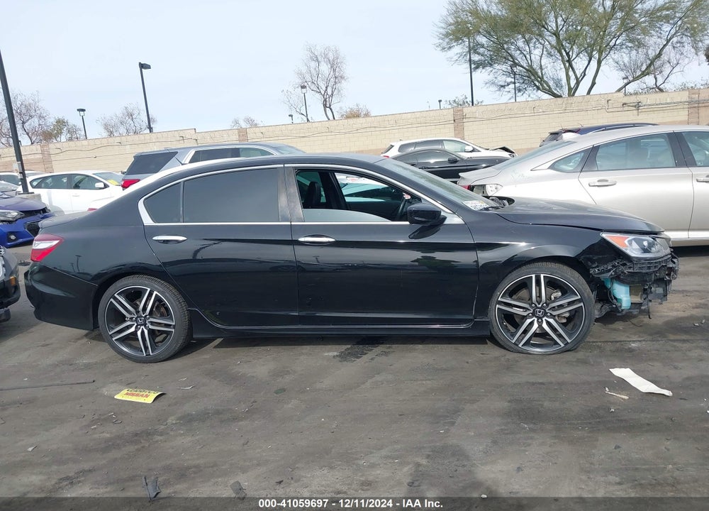 2017 HONDA ACCORD SPORT VIN: 1HGCR2F5XHA140856