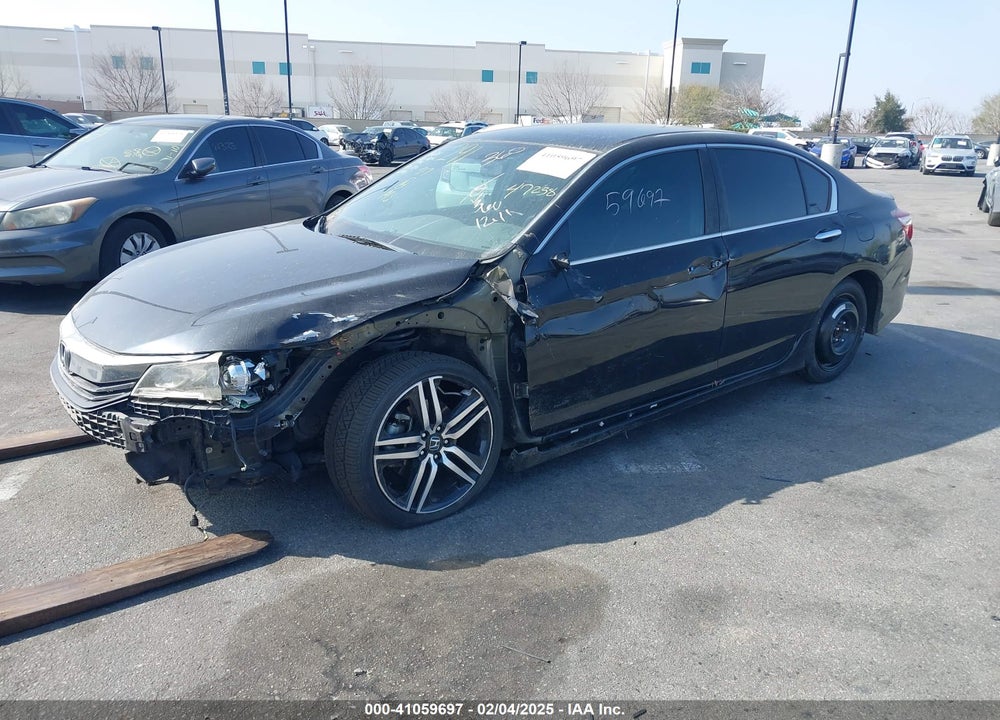 2017 HONDA ACCORD SPORT VIN: 1HGCR2F5XHA140856