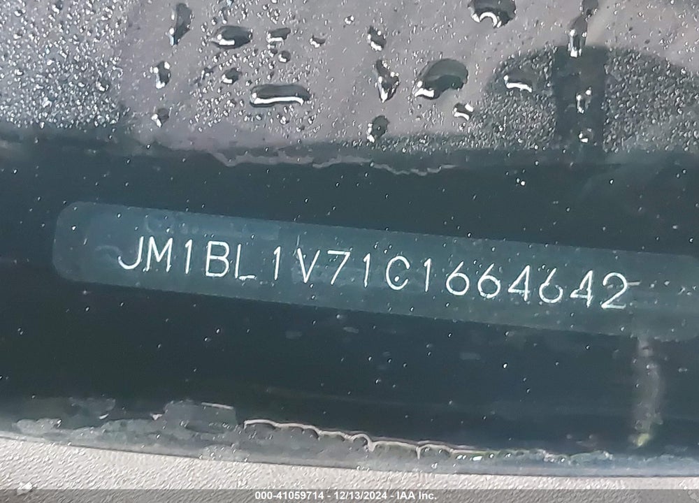 2012 MAZDA 3 I TOURING VIN: JM1BL1V71C1664642