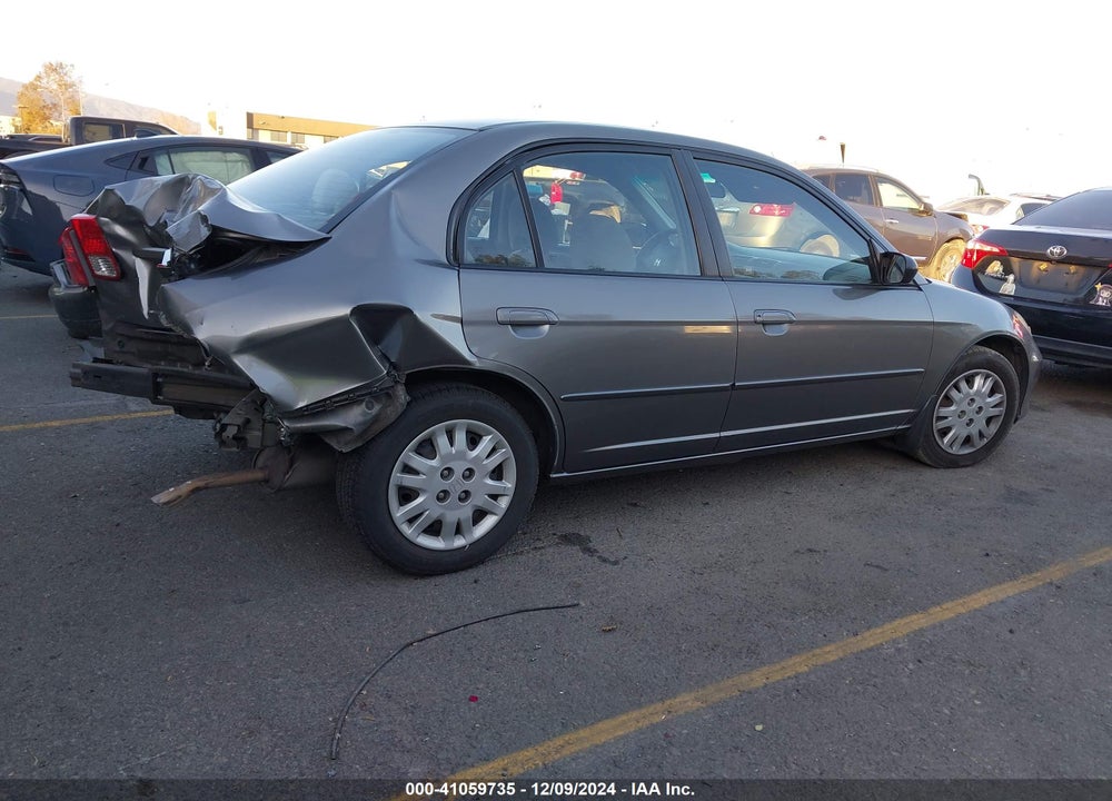 2004 HONDA CIVIC LX VIN: 2HGES16514H592536