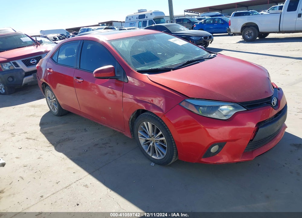 2014 TOYOTA COROLLA L/LE/LE PLS/PRM/S/S PLS VIN: 5YFBURHE3EP022749