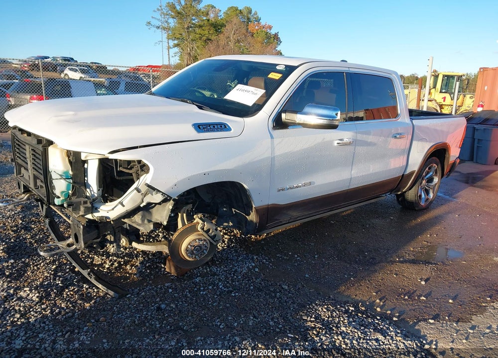 2020 RAM 1500 LAIE LONGHORN  4X4 5'7 BOX VIN: 1C6SRFKT0LN304484