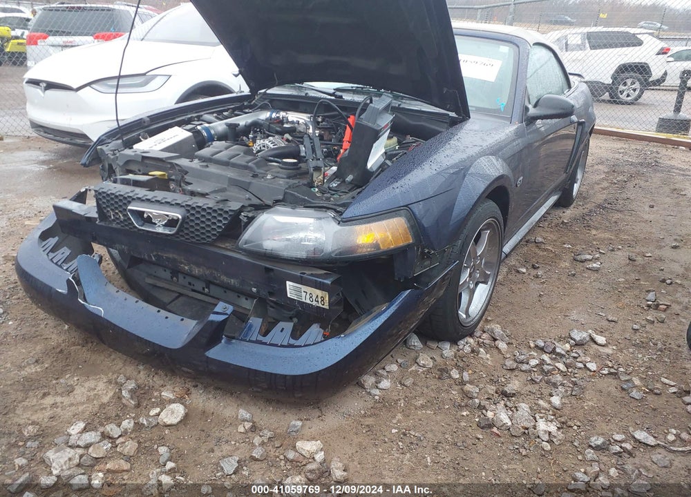 2001 FORD MUSTANG GT VIN: 1FAFP45X61F253685