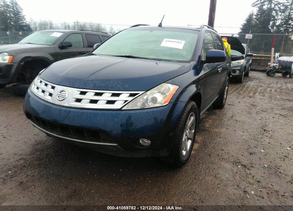 2005 NISSAN MURANO SE VIN: JN8AZ08T65W312700