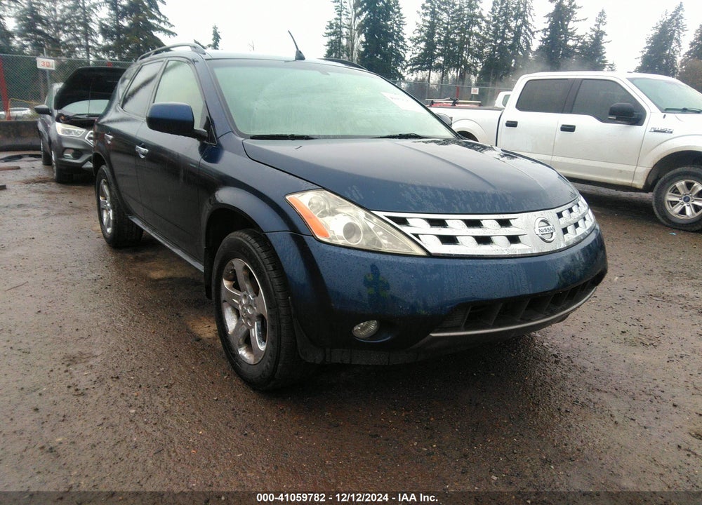 2005 NISSAN MURANO SE VIN: JN8AZ08T65W312700