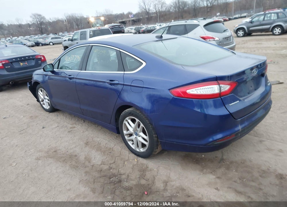 2013 FORD FUSION SE VIN: 3FA6P0HR2DR124517