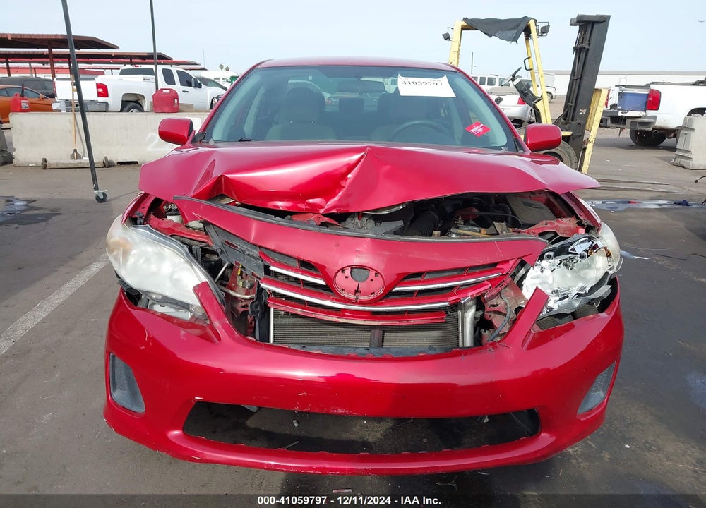 2013 TOYOTA COROLLA LE VIN: 2T1BU4EE3DC054848