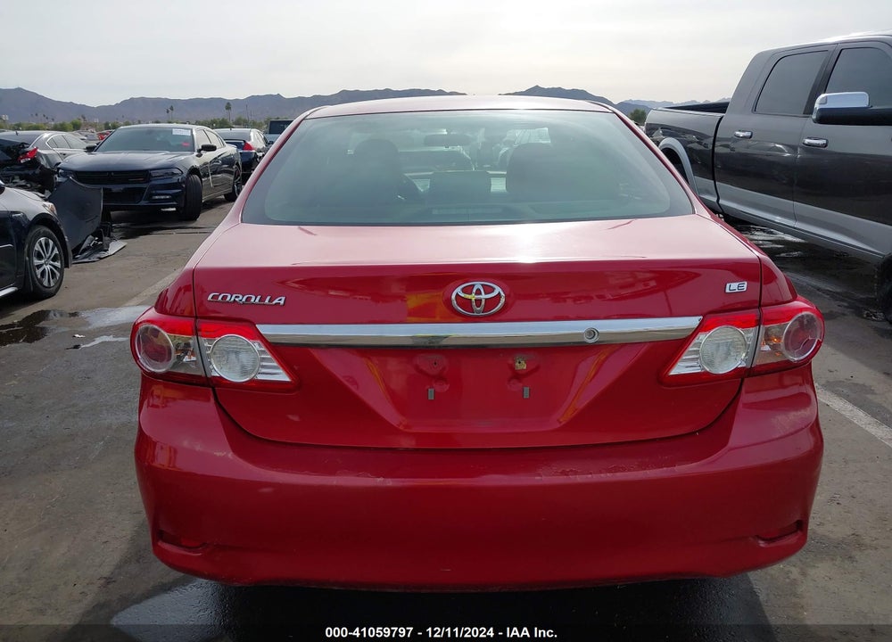 2013 TOYOTA COROLLA LE VIN: 2T1BU4EE3DC054848