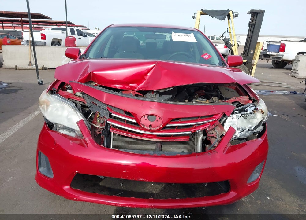 2013 TOYOTA COROLLA LE VIN: 2T1BU4EE3DC054848