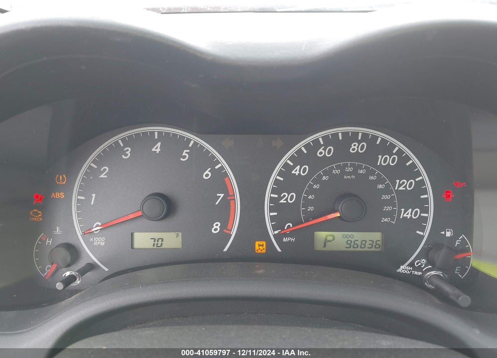 2013 TOYOTA COROLLA LE VIN: 2T1BU4EE3DC054848