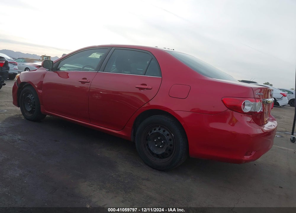 2013 TOYOTA COROLLA LE VIN: 2T1BU4EE3DC054848