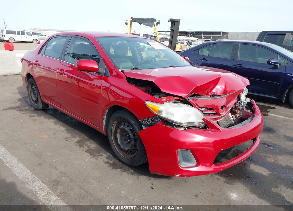 2013 TOYOTA COROLLA LE VIN: 2T1BU4EE3DC054848