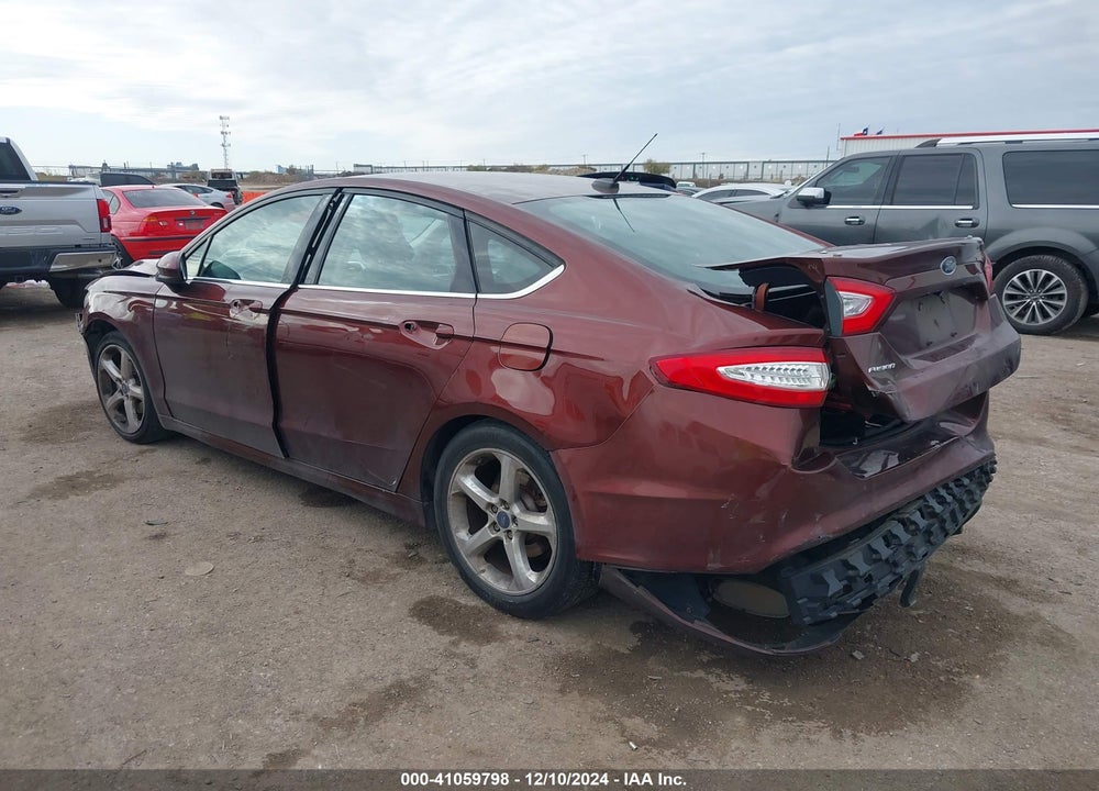2016 FORD FUSION S VIN: 3FA6P0G75GR193125