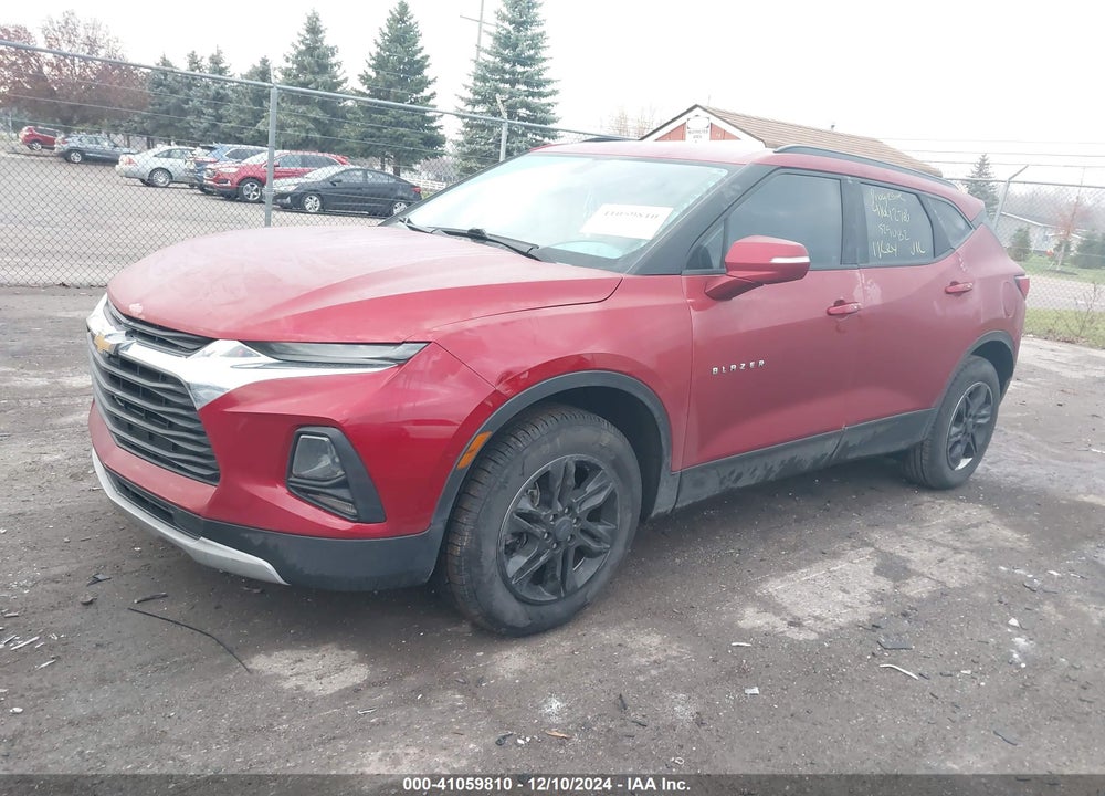 2021 CHEVROLET BLAZER FWD 1LT VIN: 3GNKBBRA2MS536674