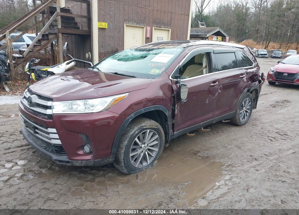 2019 TOYOTA HIGHLANDER VIN: 5TDJZRFHXKS934114
