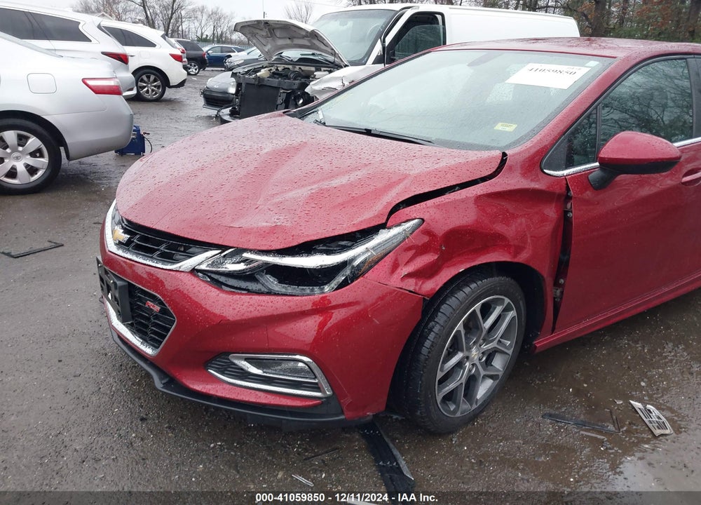 2018 CHEVROLET CRUZE LT AUTO VIN: 1G1BE5SM0J7189208