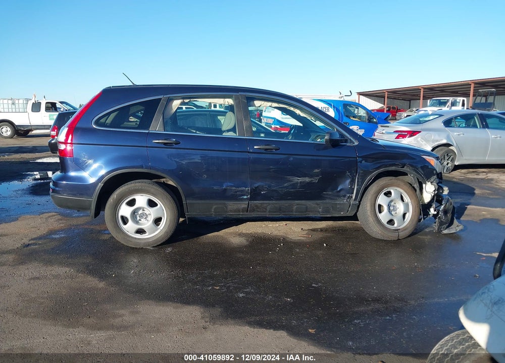 2011 HONDA CR-V LX VIN: JHLRE3H39BC009387