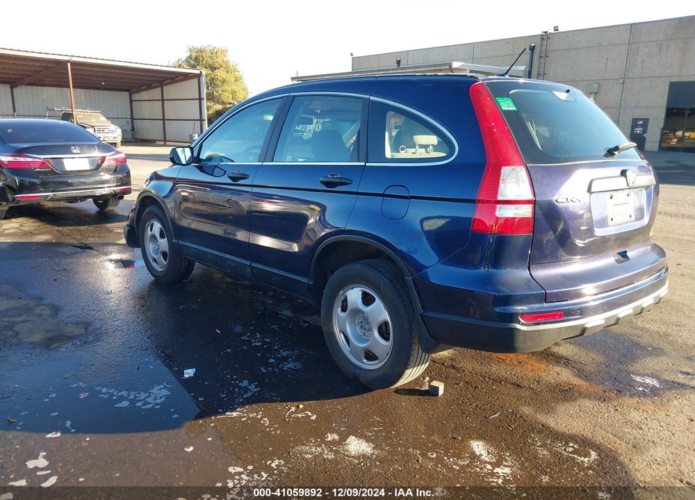 2011 HONDA CR-V LX VIN: JHLRE3H39BC009387