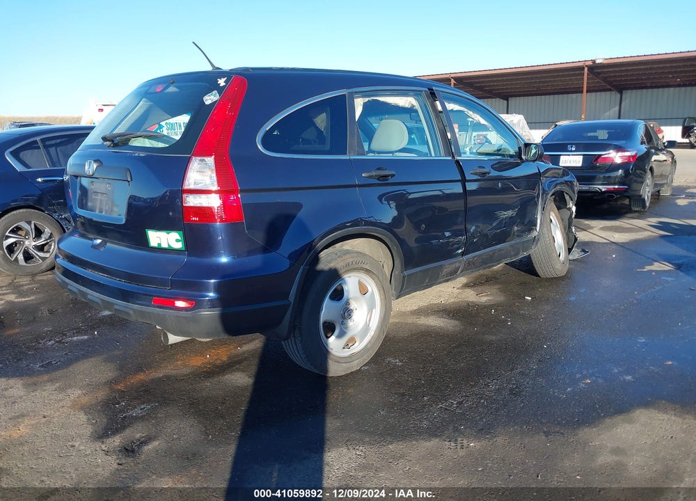 2011 HONDA CR-V LX VIN: JHLRE3H39BC009387