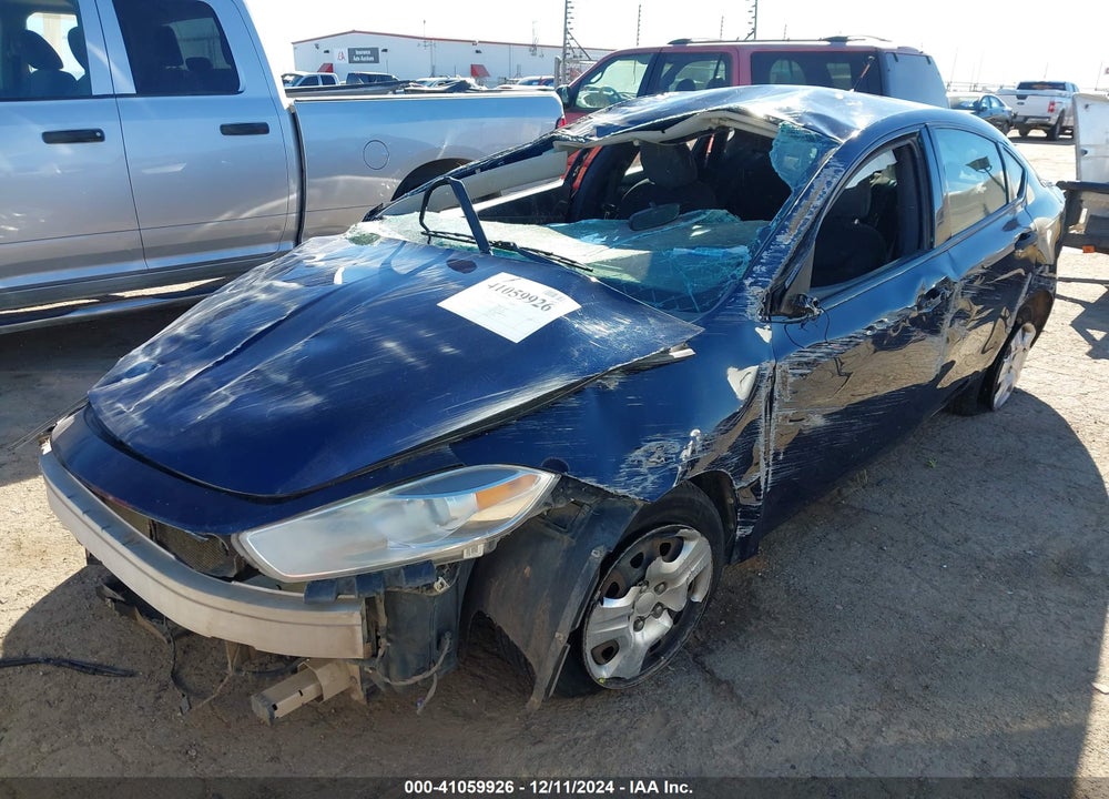 2013 DODGE DART VIN: 1C3CDFAA3DD247169