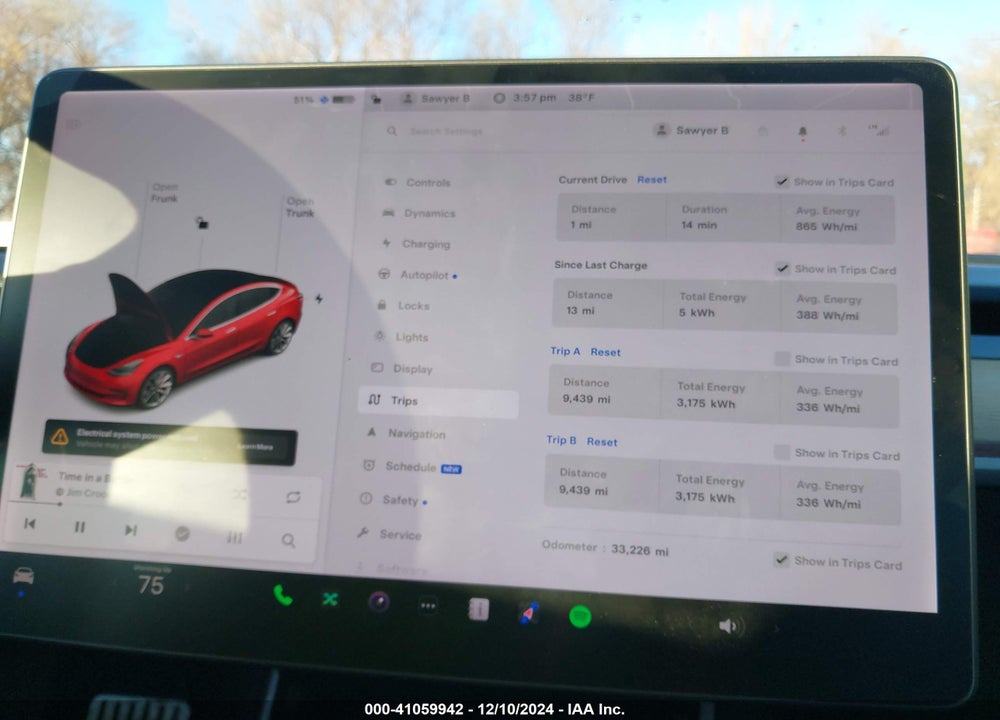 2018 TESLA MODEL 3 VIN: 5YJ3E1EB3JF083652