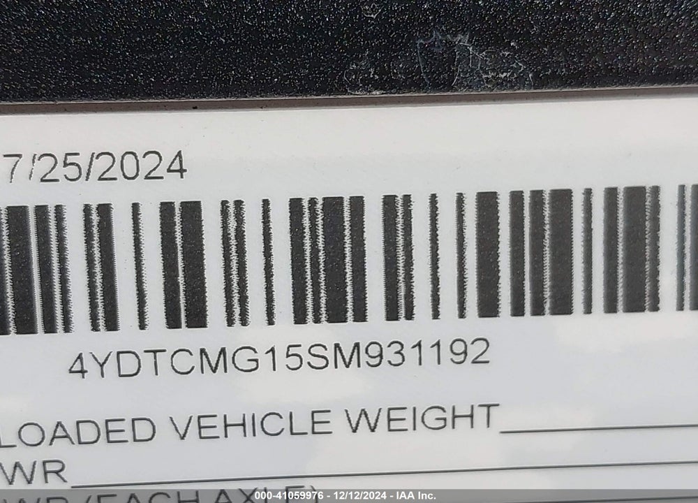 2025 COLEMAN 17R VIN: 4YDTCMG15SM931192