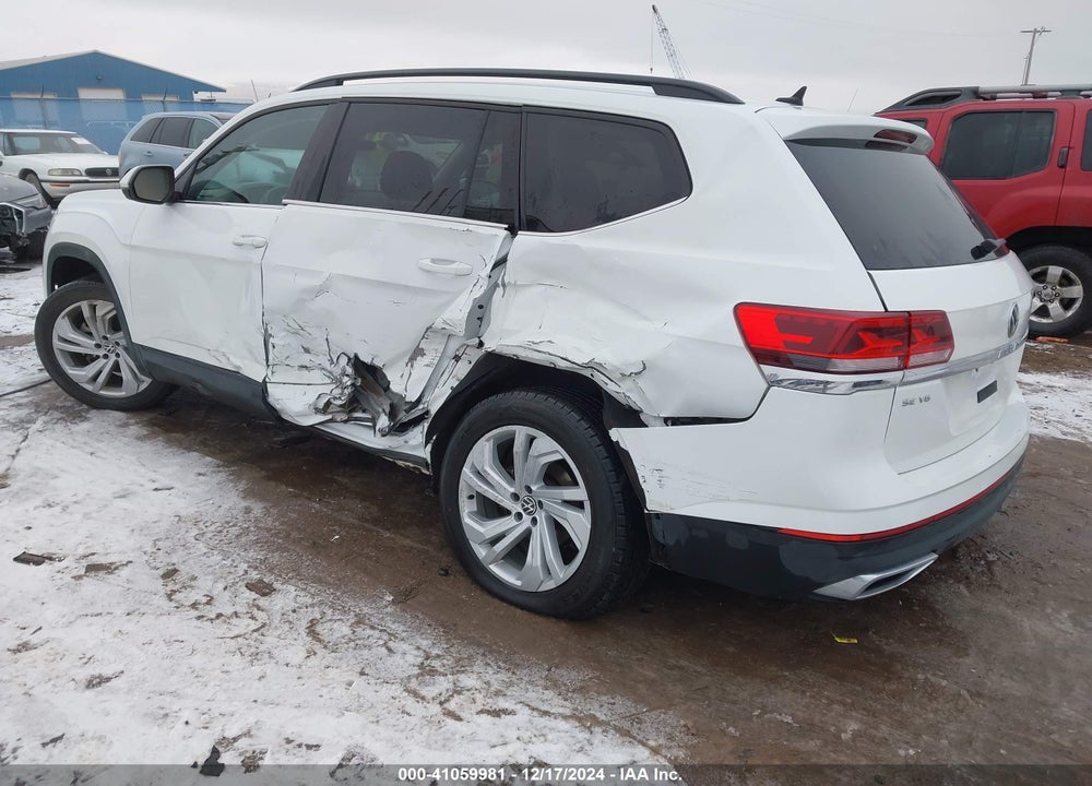 2021 VOLKSWAGEN ATLAS 3.6L V6 SE W/TECHNOLOGY VIN: 1V2HR2CA8MC582151